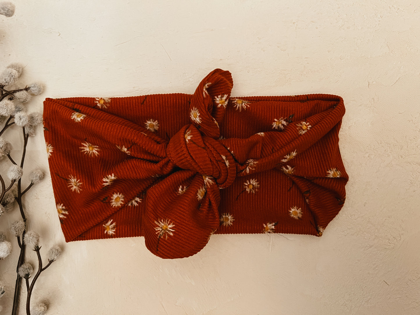 Wine daisy wander bow