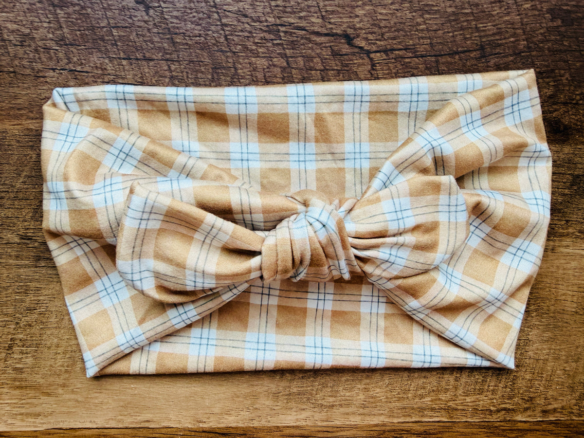 Tan plaid
