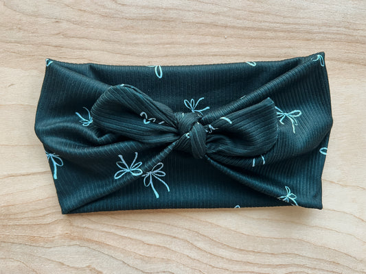 White Bow on Black