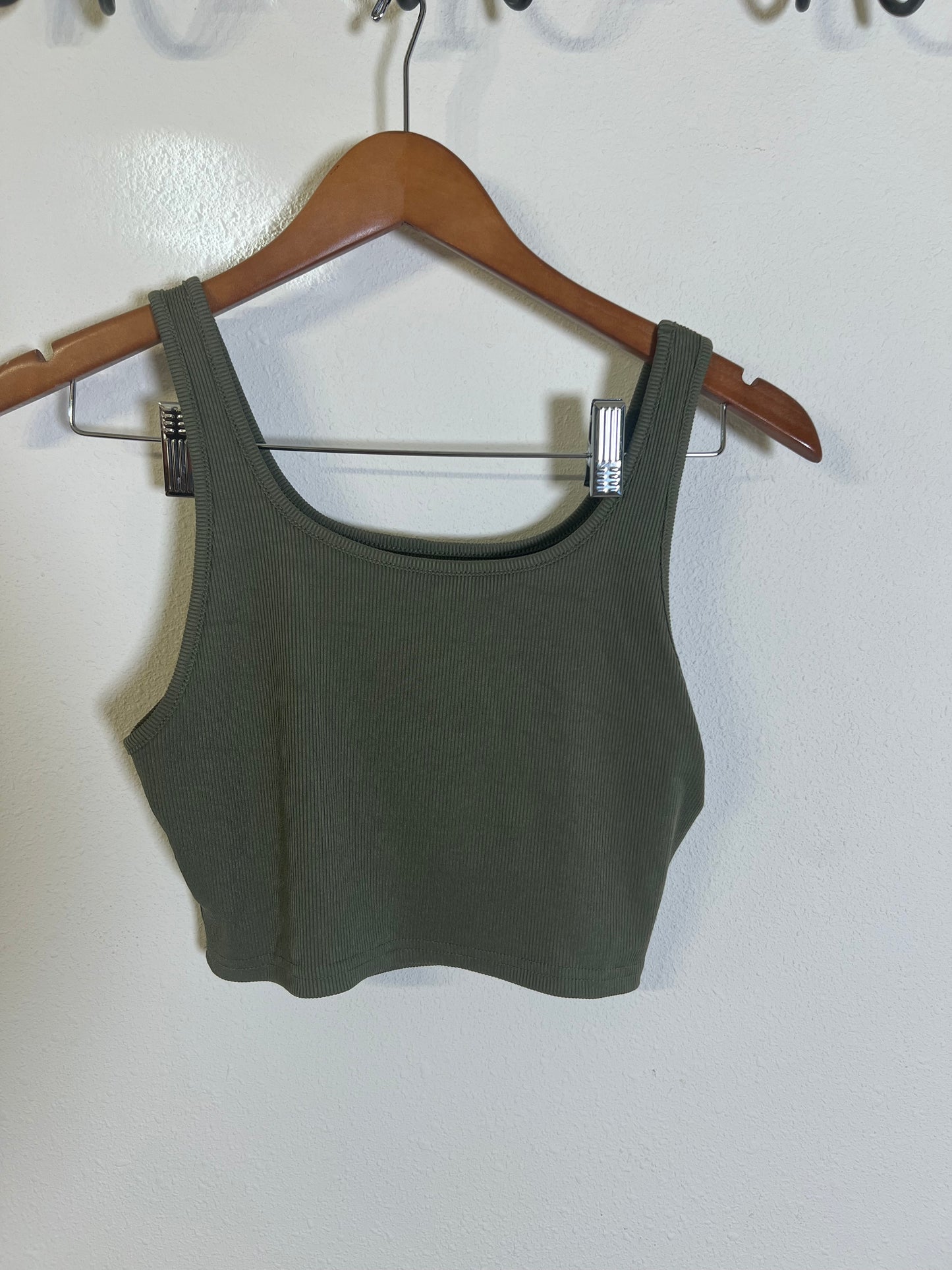 Large olive bralette