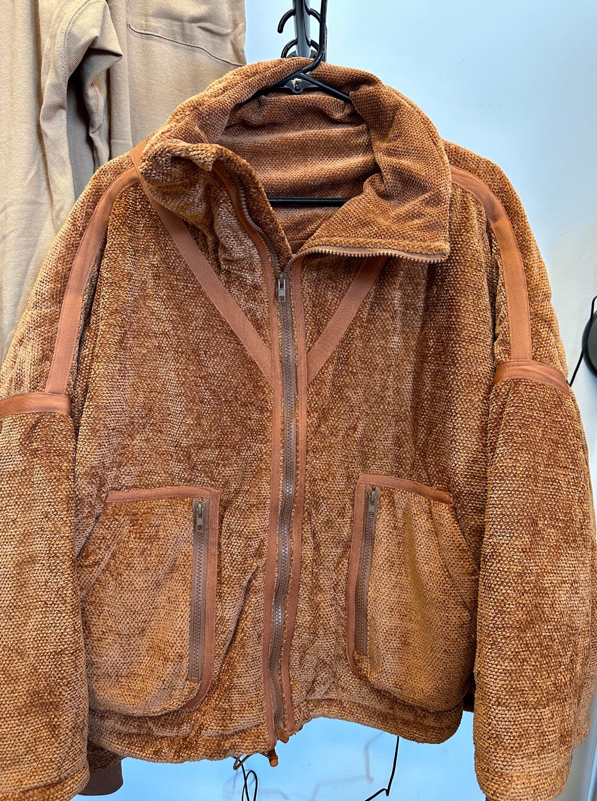 Rust cozy jacket