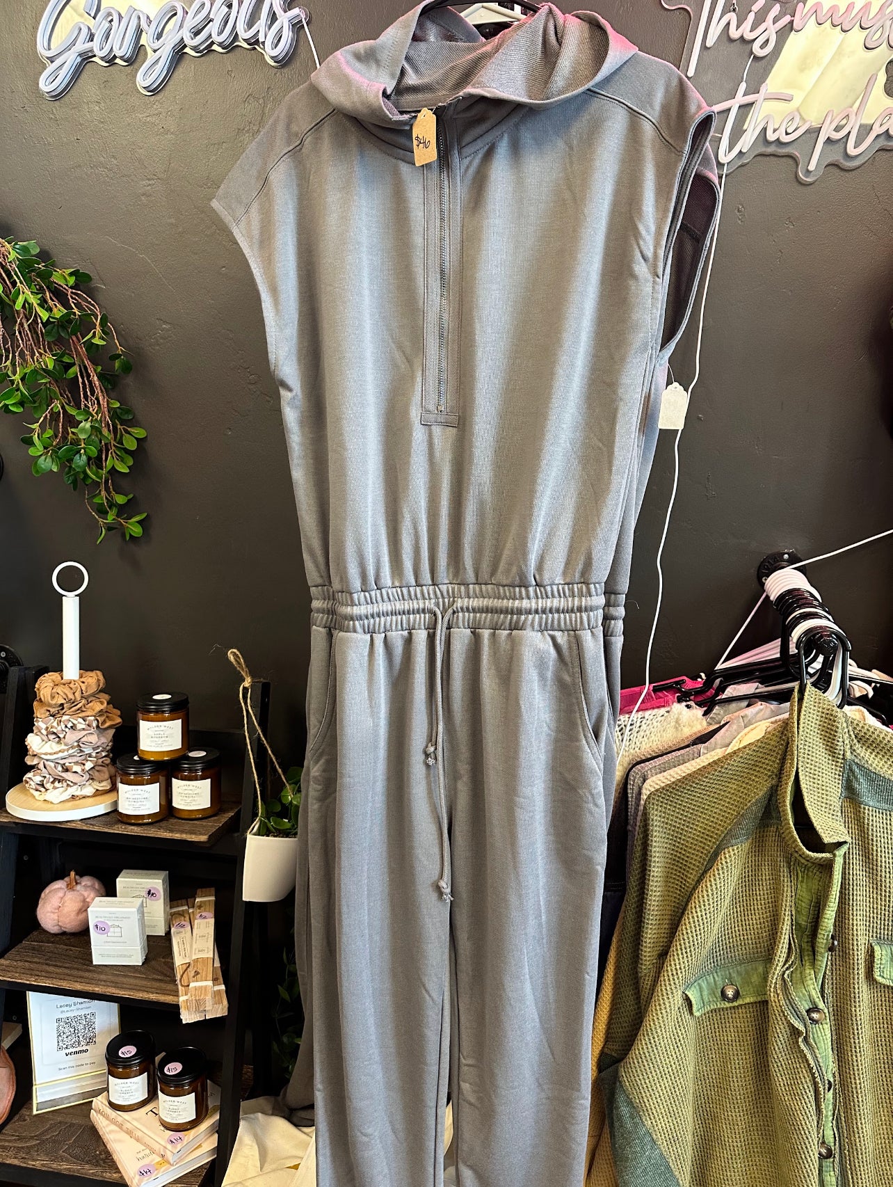 Grey jumpsuit