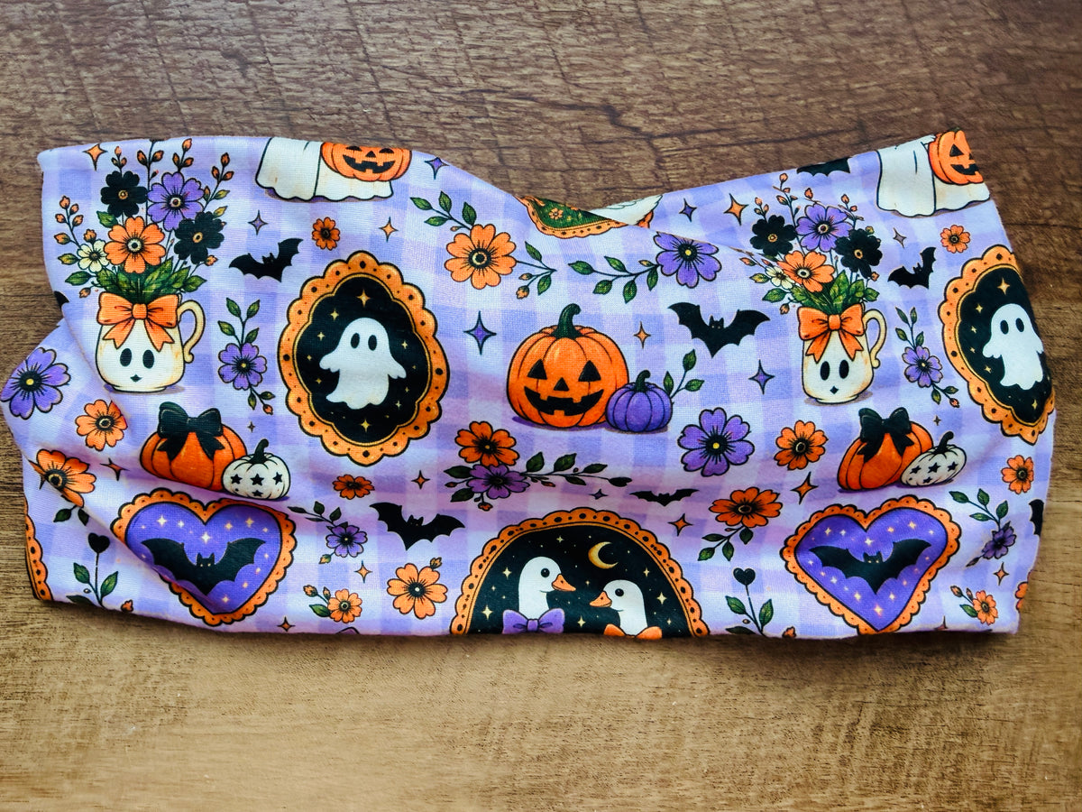 Purple Halloween ghost goose