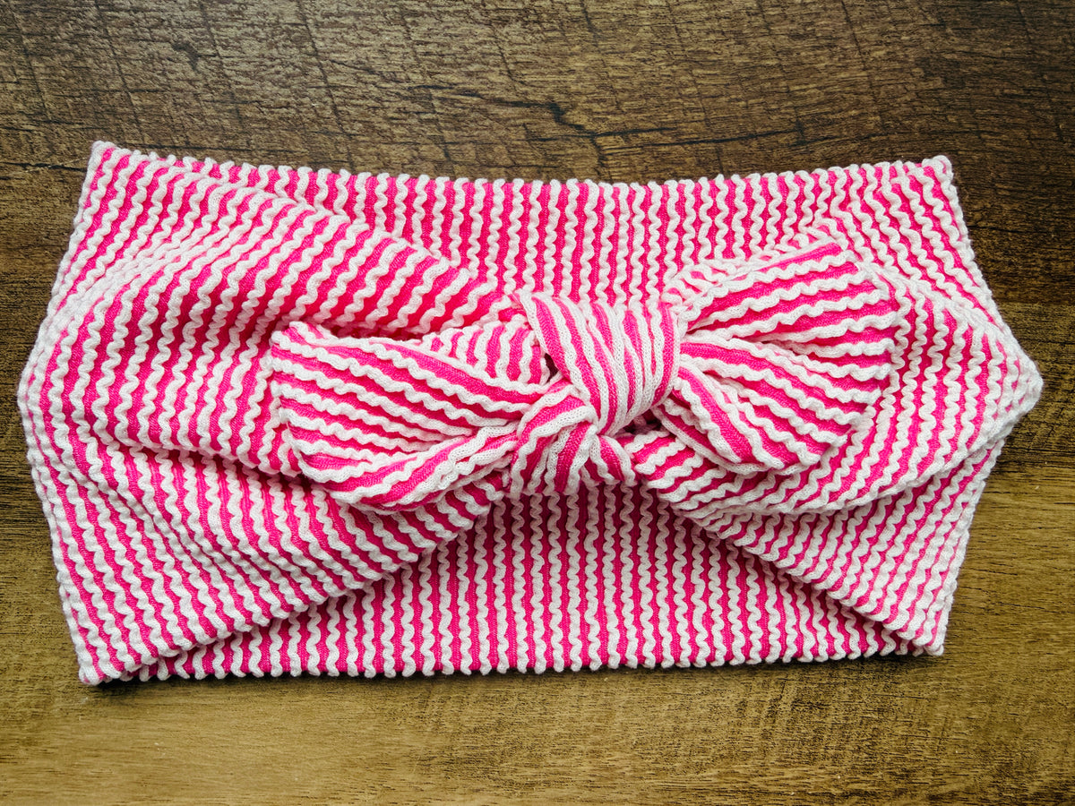 Pink + white stripe urban
