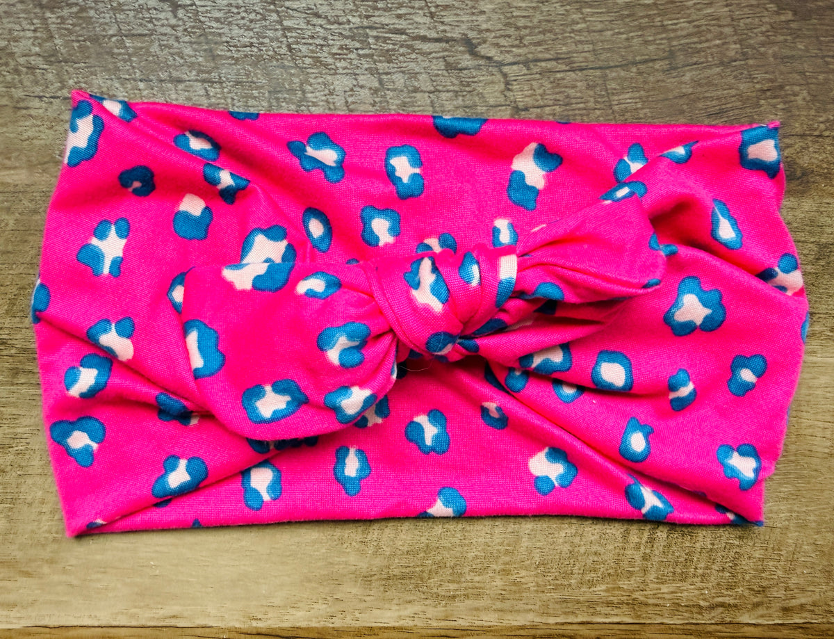 Bright pink leopard