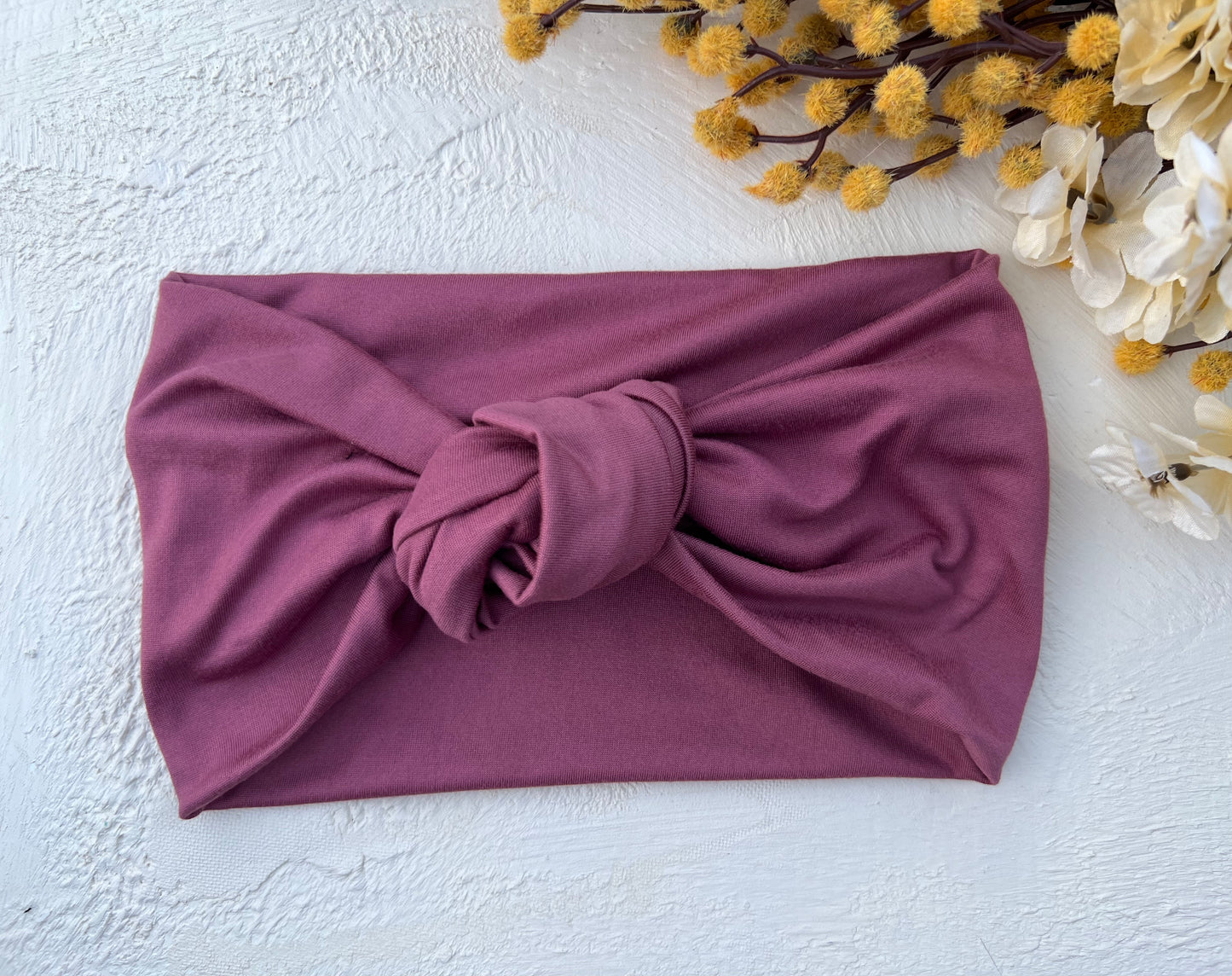Mauve Top Knot (butter soft)