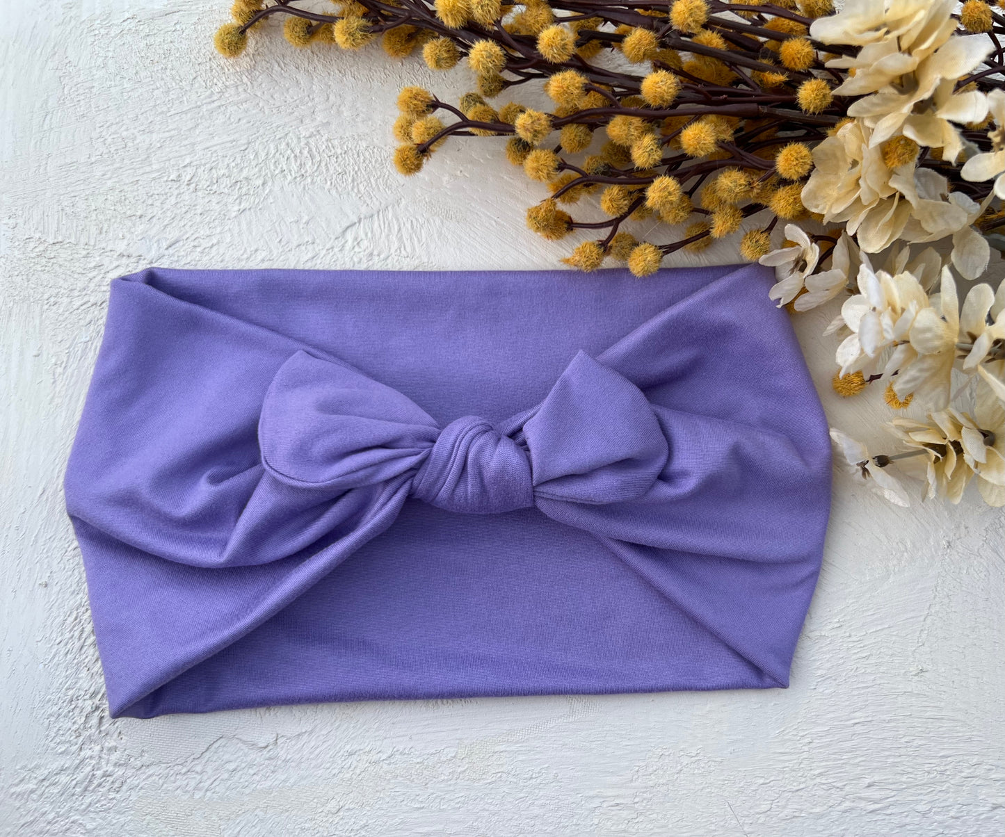 Lavender Faux Bow