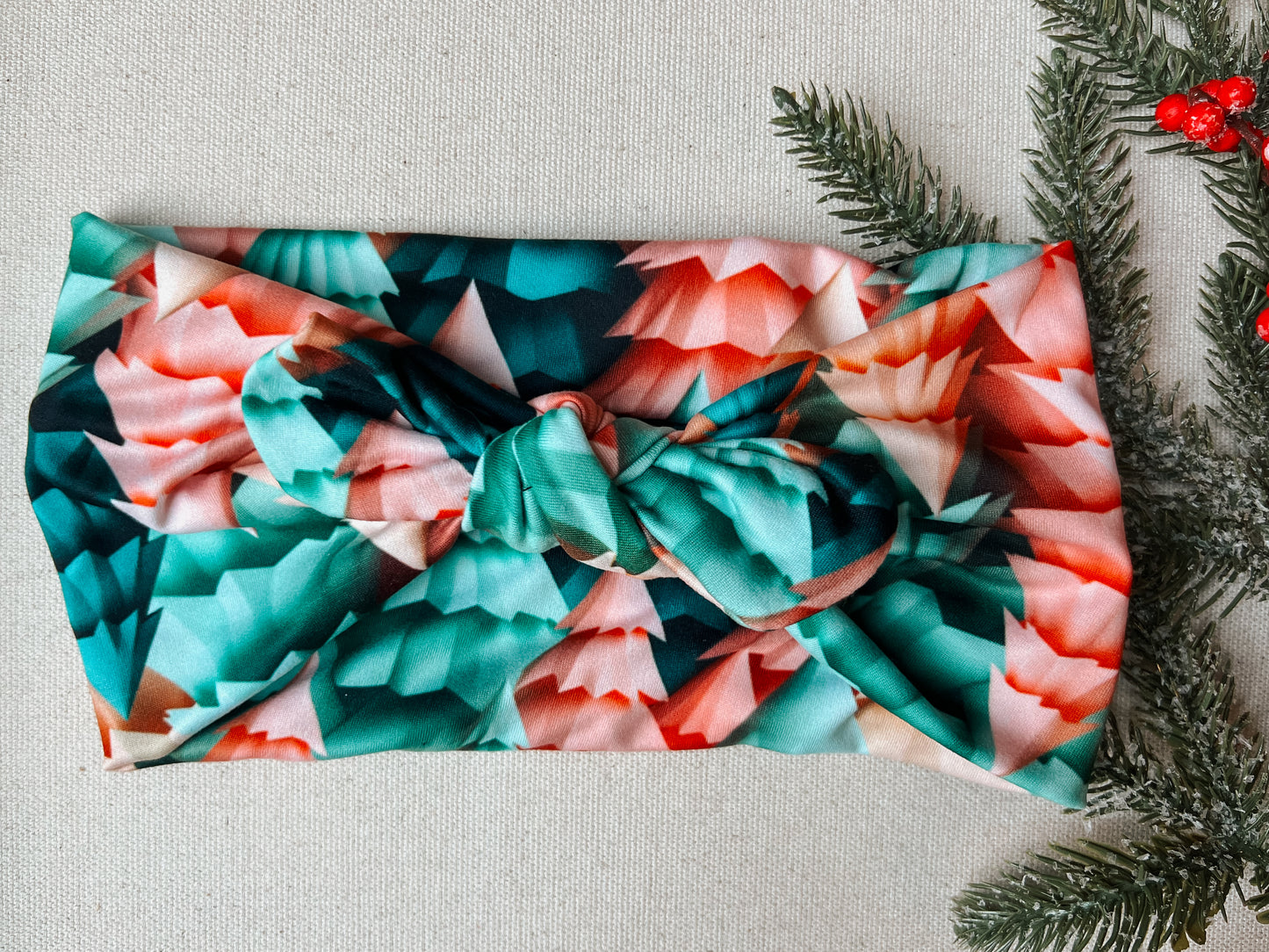 colorful color pop tree Faux Bow