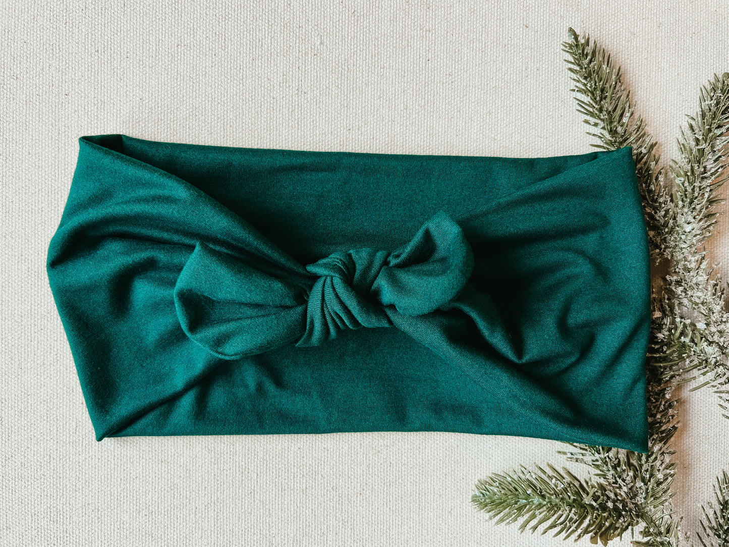 Emerald Faux Bow