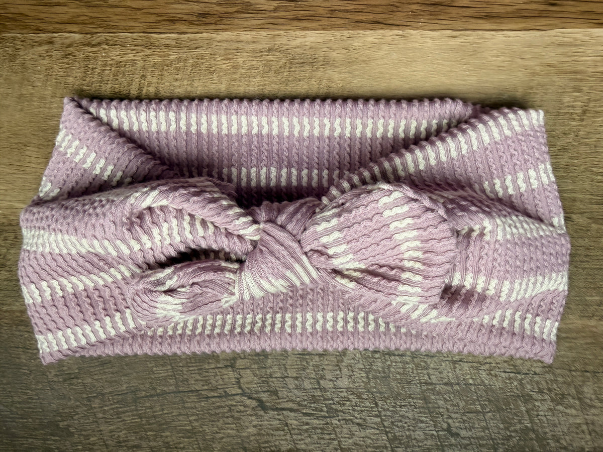 Lavender/mauve urban stripe