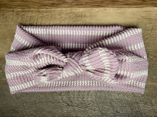 Lavender/mauve urban stripe