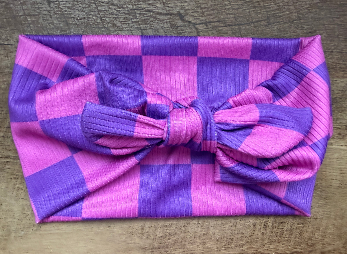 Purple checkered
