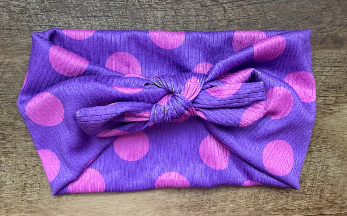 Purple polka dot