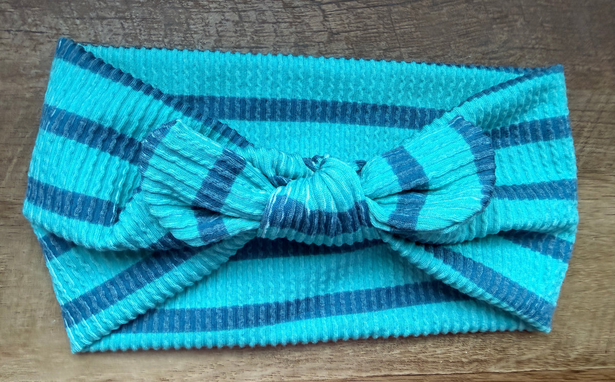Teal + Blue stripe urban