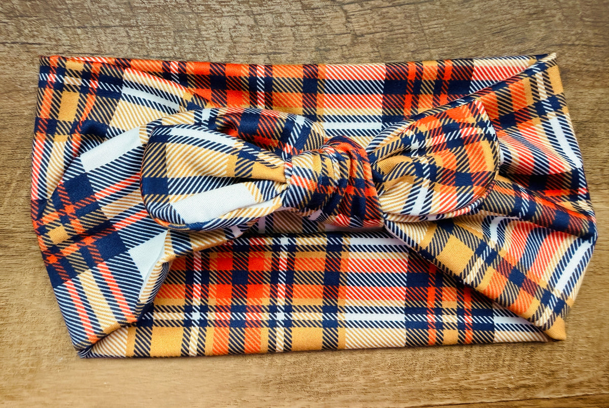Cozy fall plaid