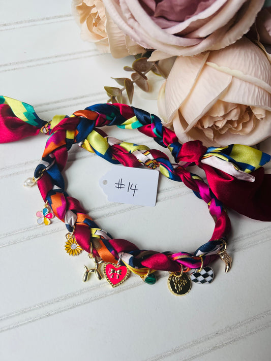 Scarf charm necklace #14