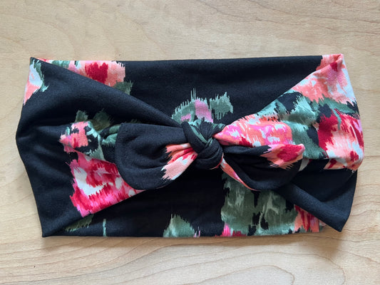 Black floral