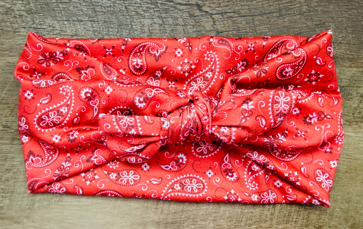 Red paisley