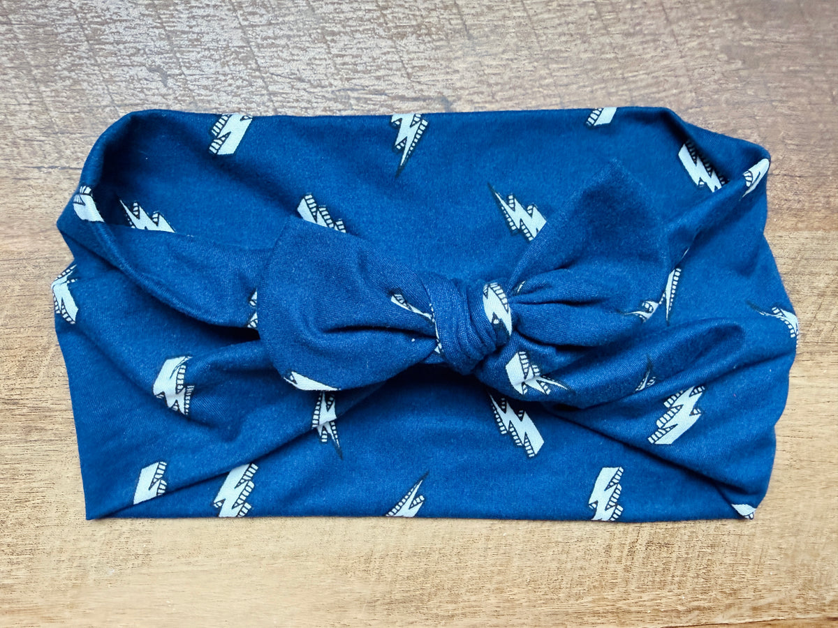 Navy lightening bolt