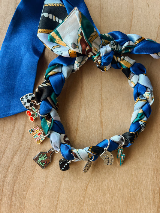 Scarf charm necklace