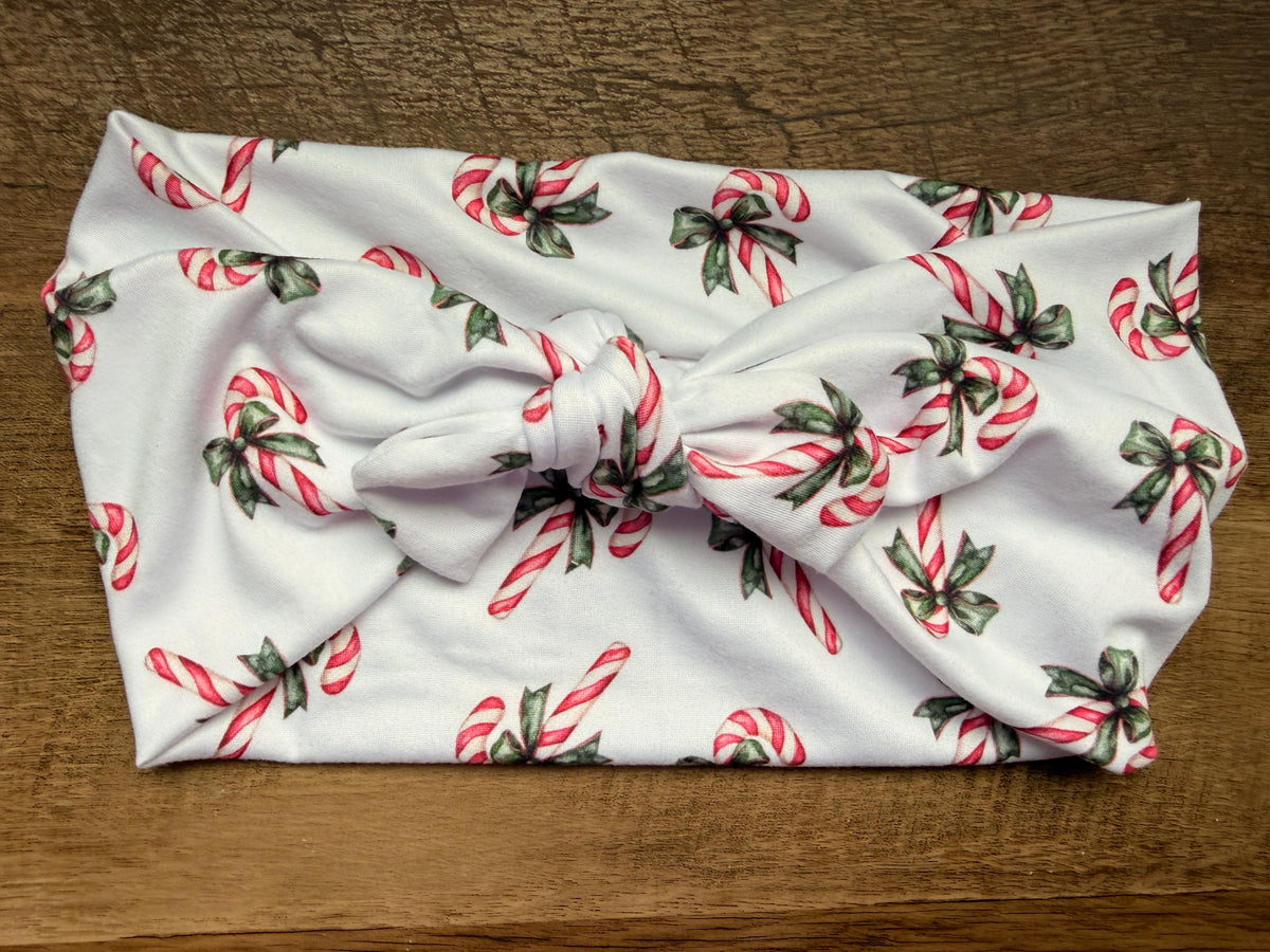 Candycane bow