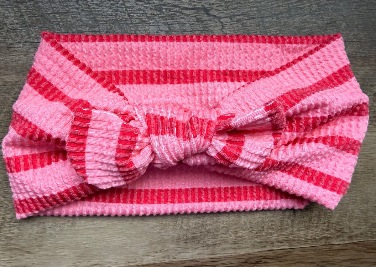 Red + pink stripe urban