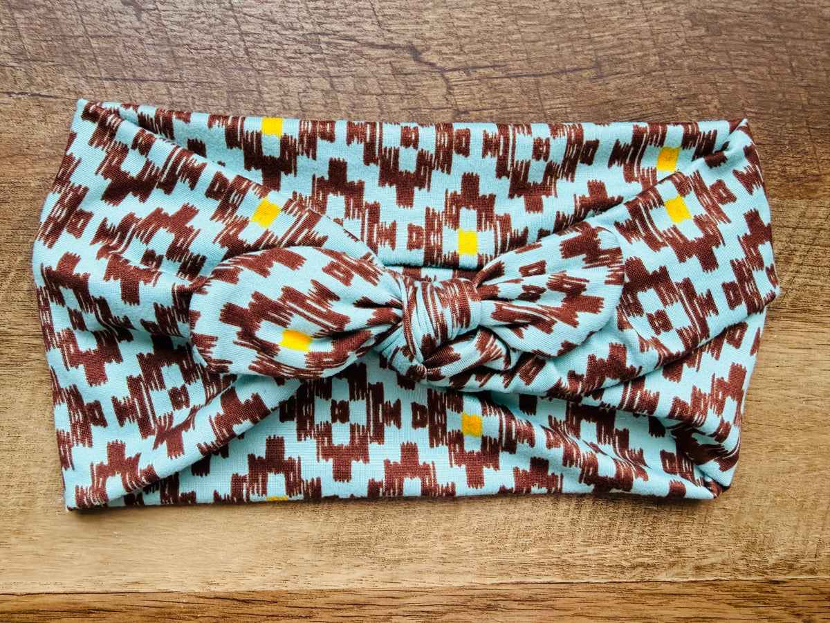 Teal Aztec