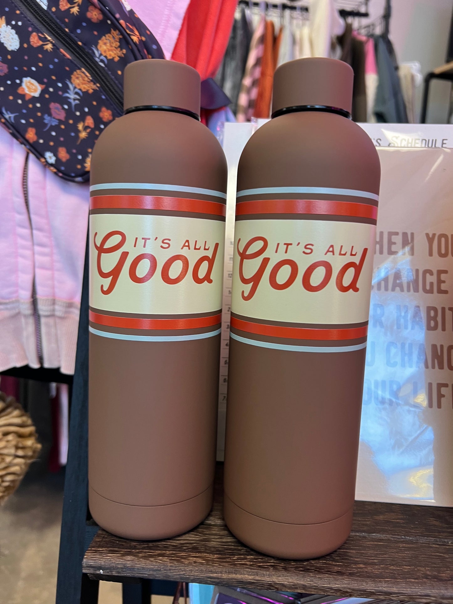 It’s all good insulated tumbler - brown