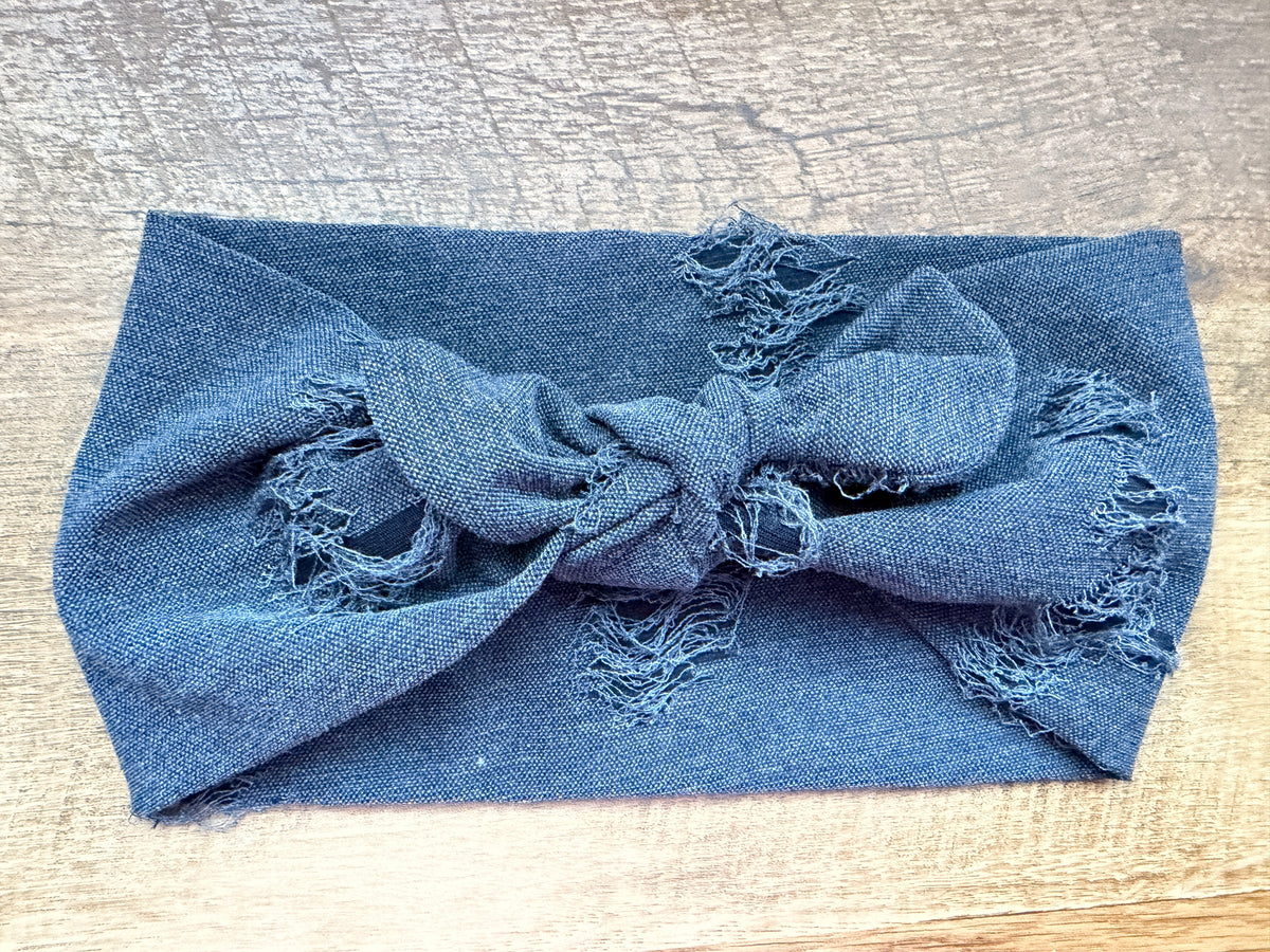 Charcoal distressed