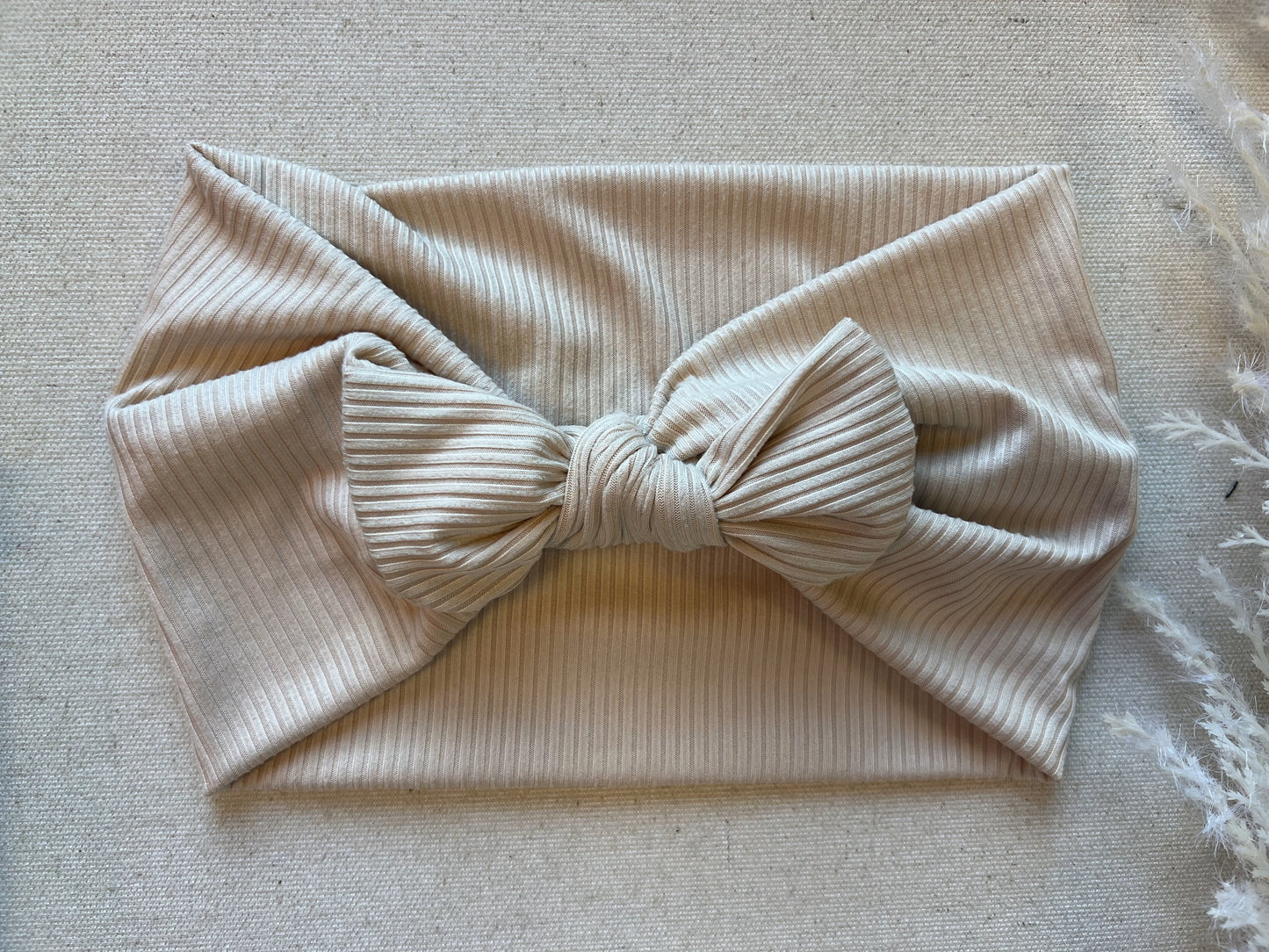 Light taupe Faux Bow